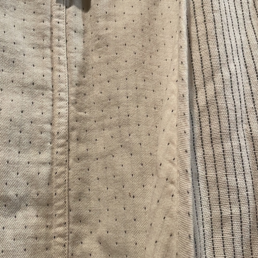 Eileen Fisher Open Front Neck Slubbed Organic Cotton Reversible Jacket Blazer S - Picture 4 of 16